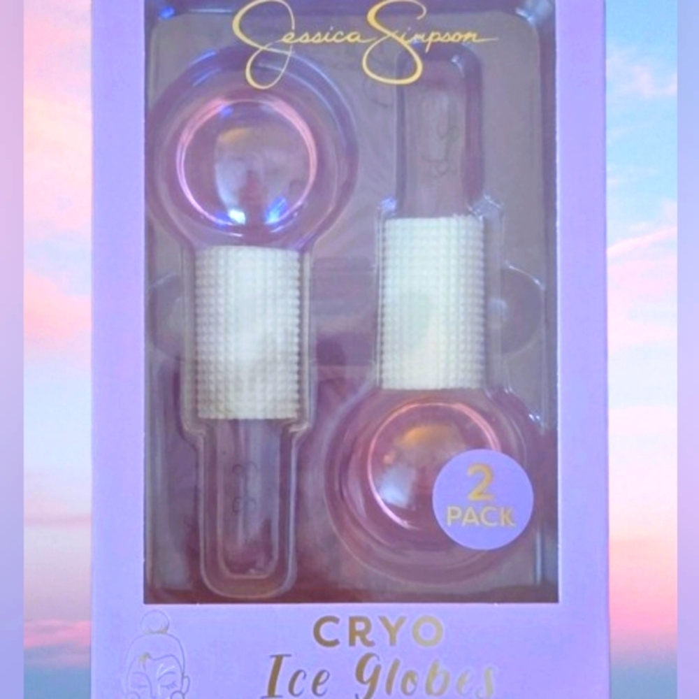 📣Jessica Simpson Cryo Ice ❄️ Globes Pink🩷 Soothes Under Eyes 👁️ Face Pain 🆕